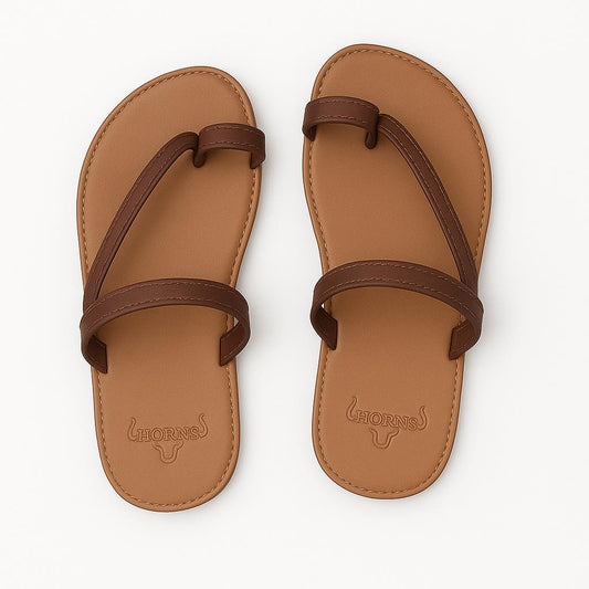 Stitched Strap slippers