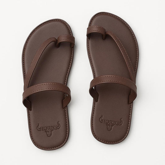 Stitched Strap slippers